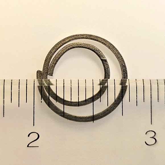 Spiral paper clips, handmade by California artist, unusual tiny works of art - Picture 7 of 7